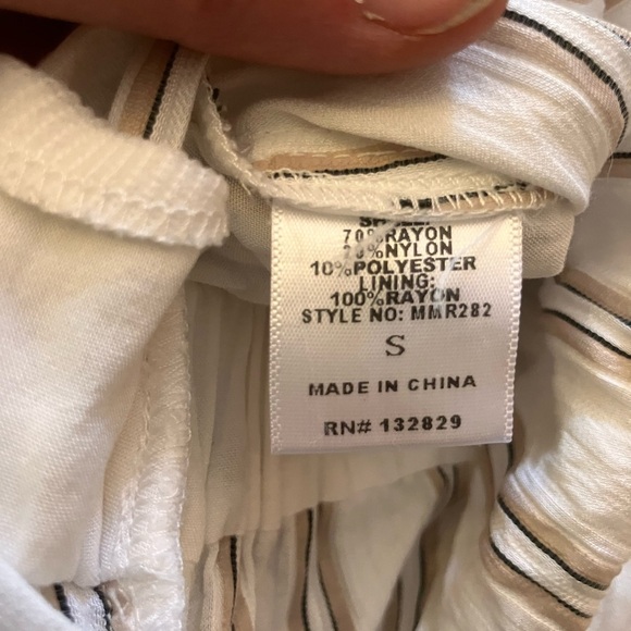 NWT Miou Muse wrap Shorts romper one piece  with front skirt size Small - Picture 12 of 12